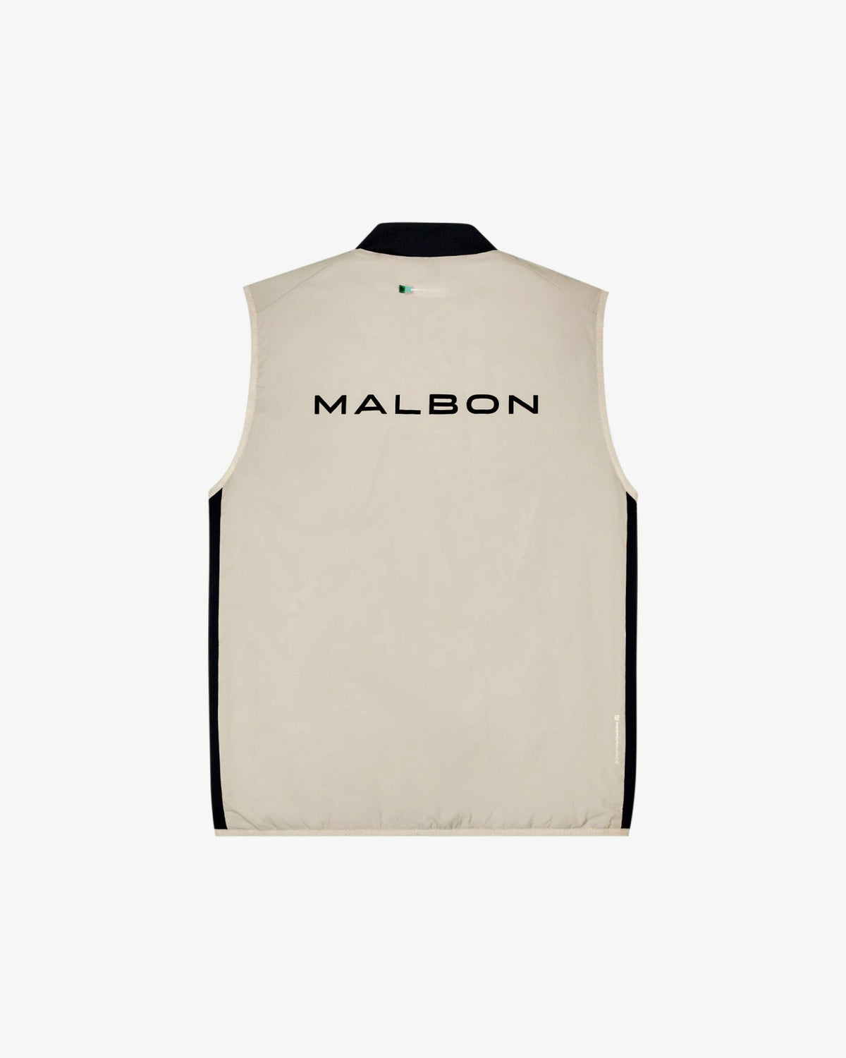 Malbon Performance Ribbed Panel Vest - Tan