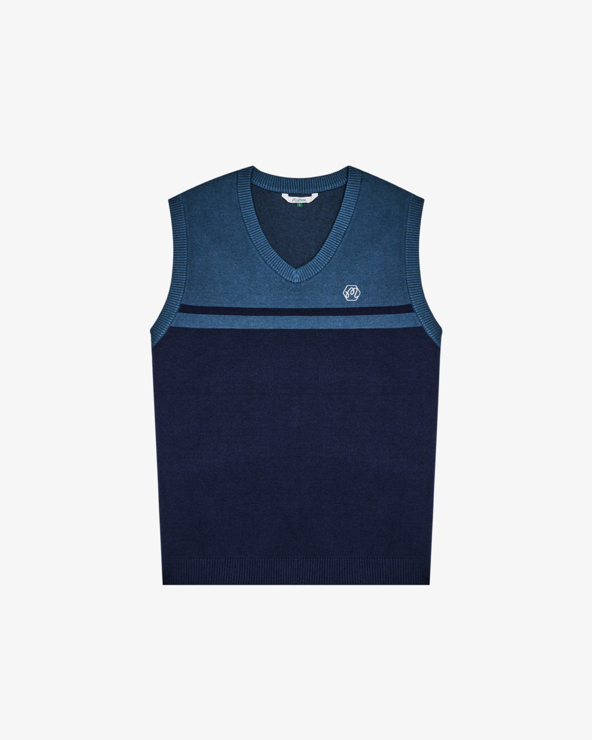 Malbon Bettinardi Sweater Vest - Maritime Blue