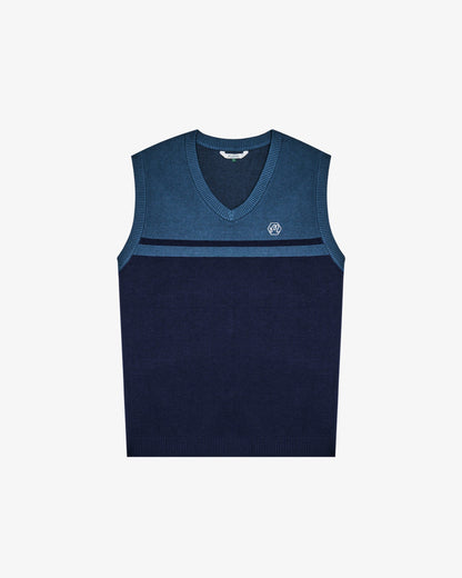 Malbon Bettinardi Sweater Vest - Maritime Blue