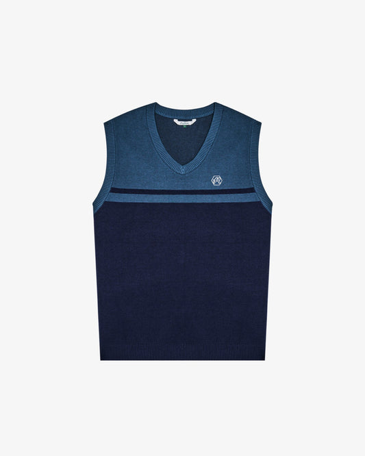 Malbon Bettinardi Sweater Vest - Maritime Blue
