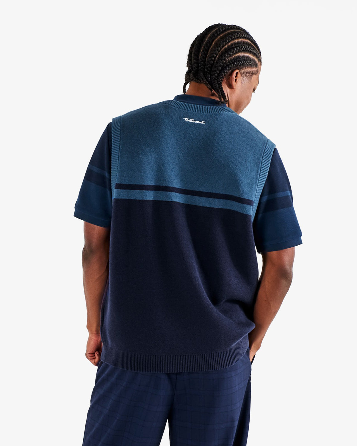 Malbon Bettinardi Sweater Vest - Maritime Blue