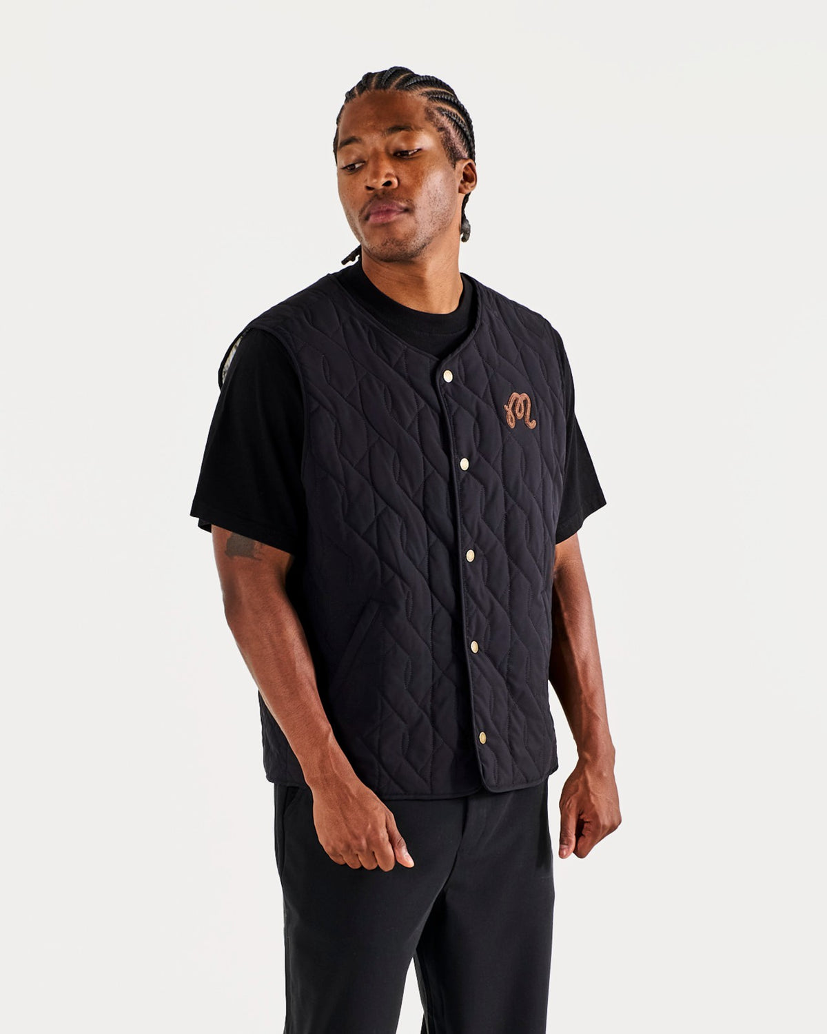 Malbon Vincenzo Vest - Black Onyx