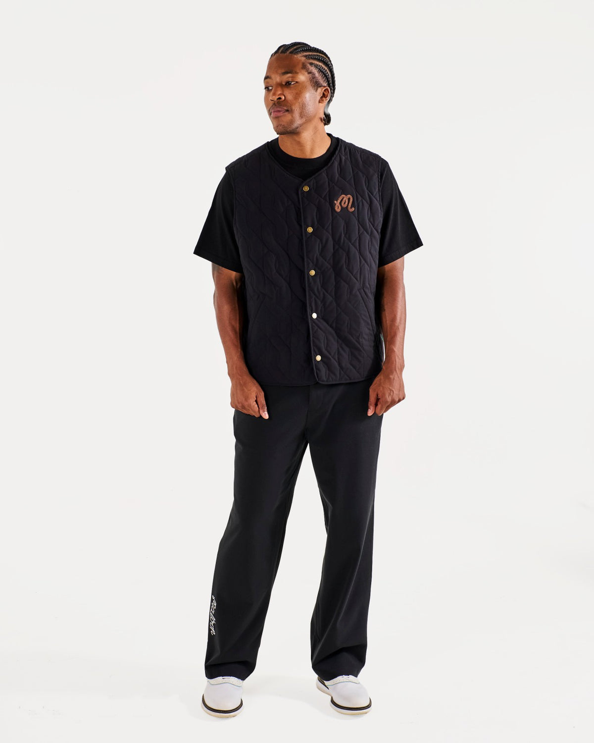 Malbon Vincenzo Vest - Black Onyx