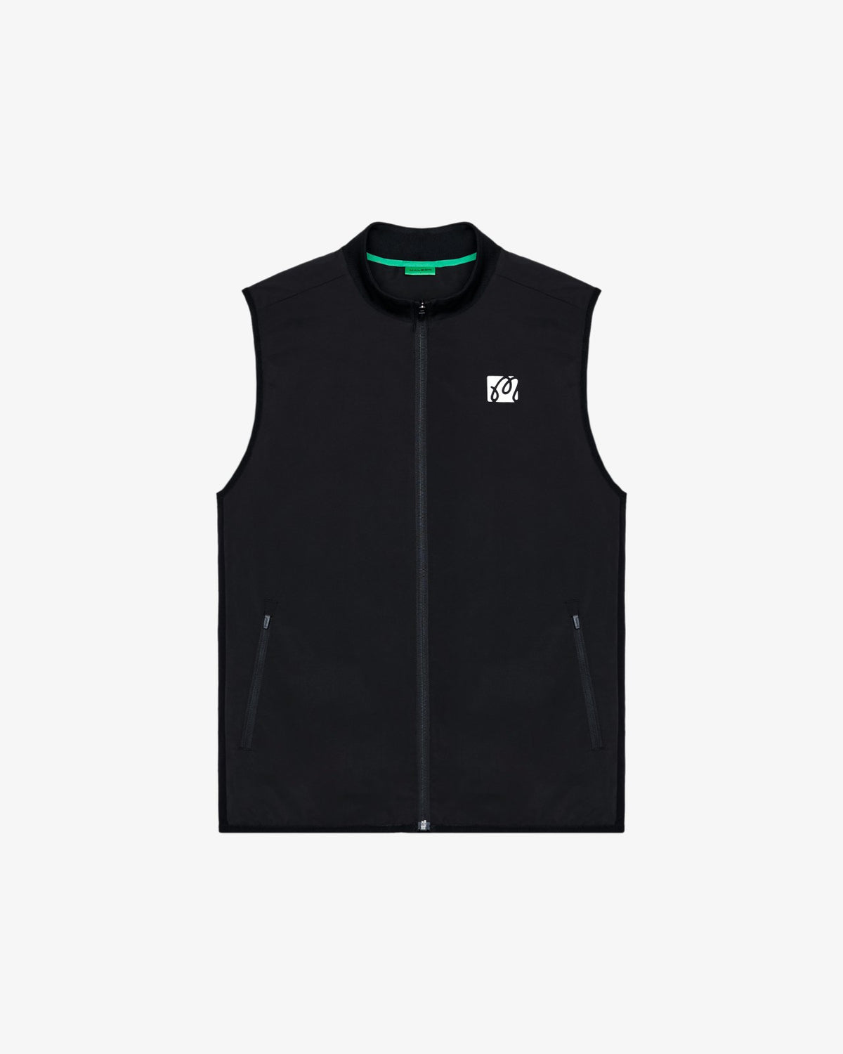 Malbon Performance Ribbed Panel Vest - Black