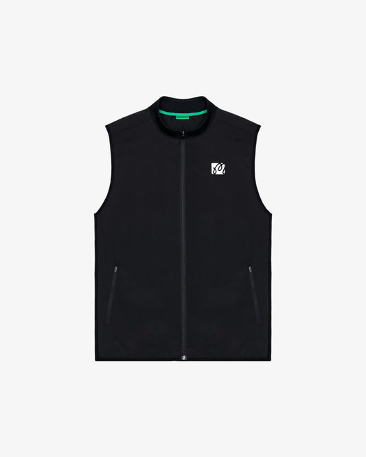 Malbon Performance Ribbed Panel Vest - Black
