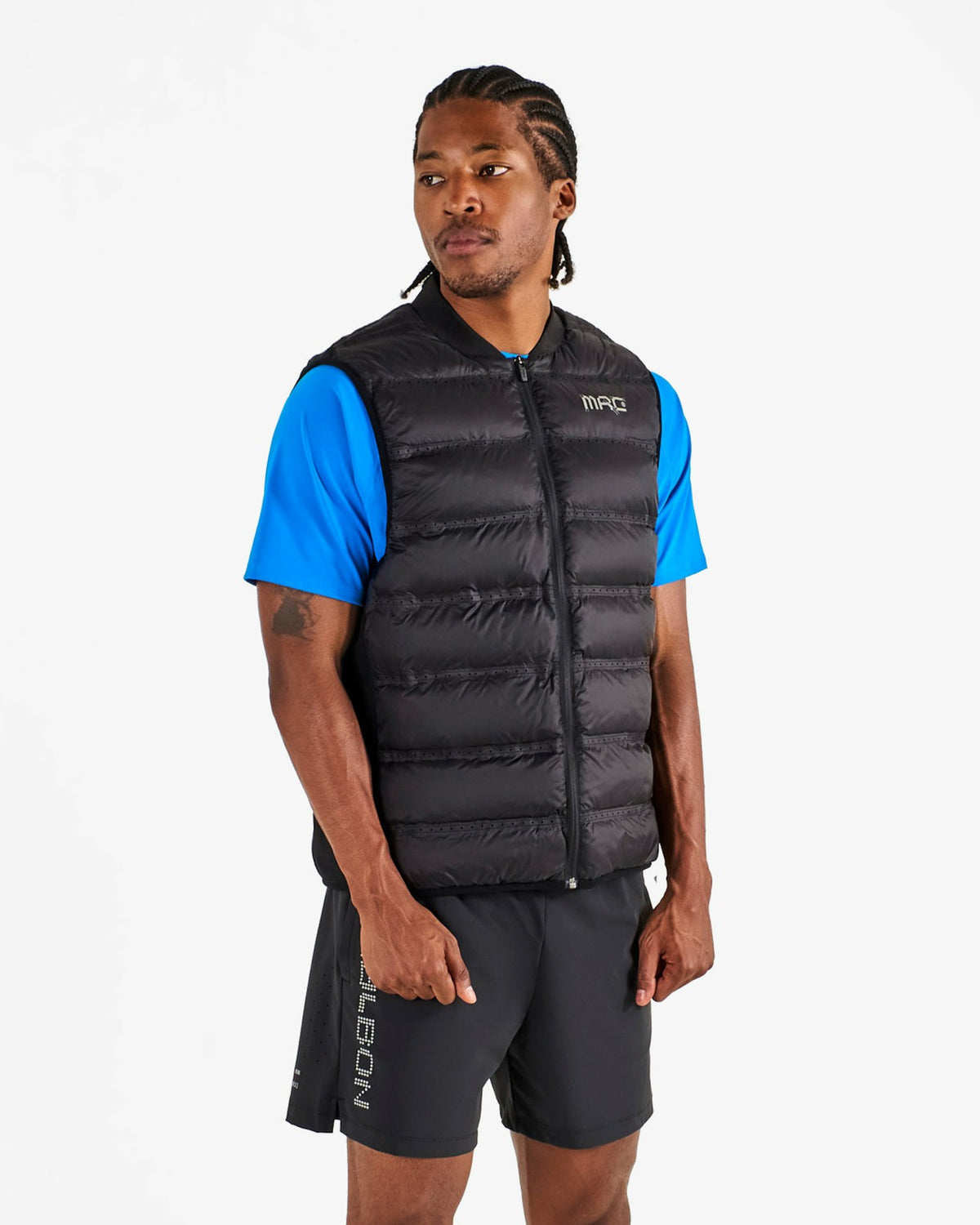 Malbon Mrc Padded Vest - Jet Black