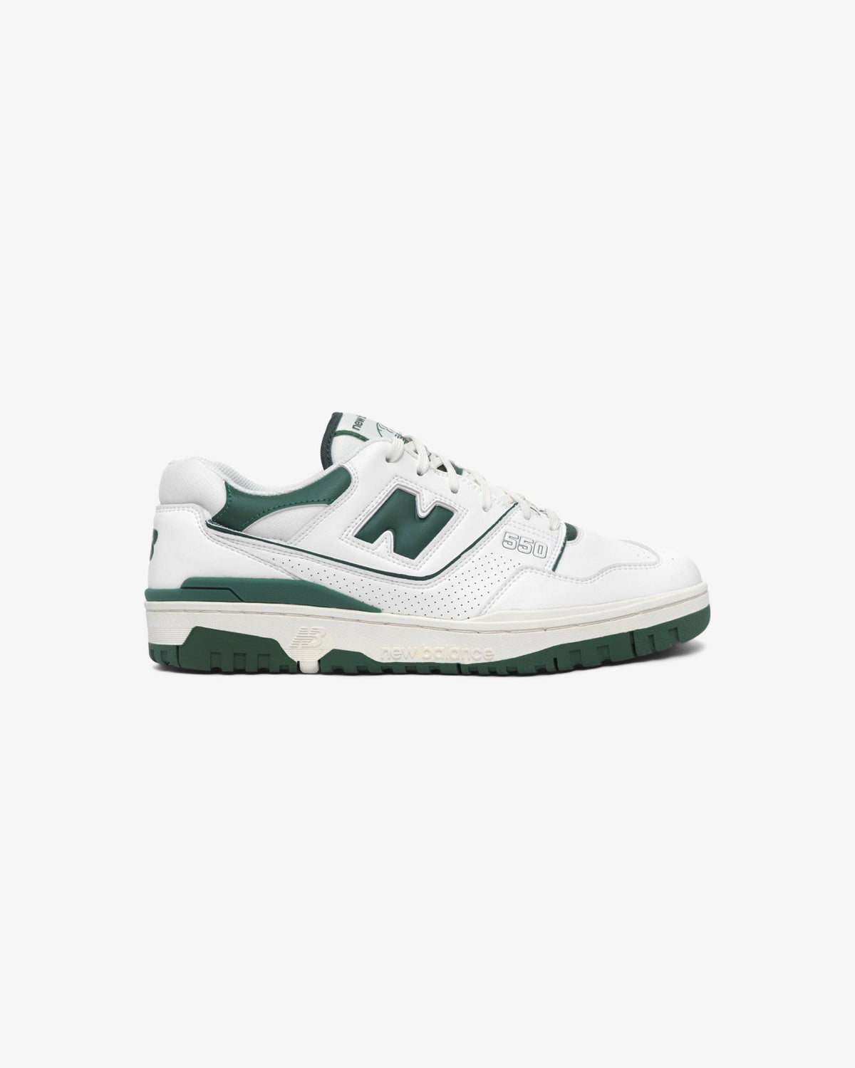 Malbon New Balance 550 Golf Shoe - White/Green