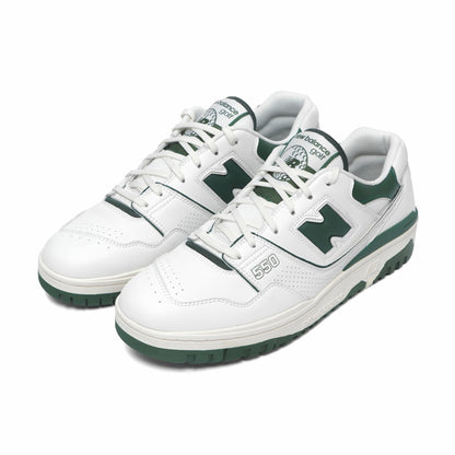 Malbon New Balance 550 Golf Shoe - White/Green