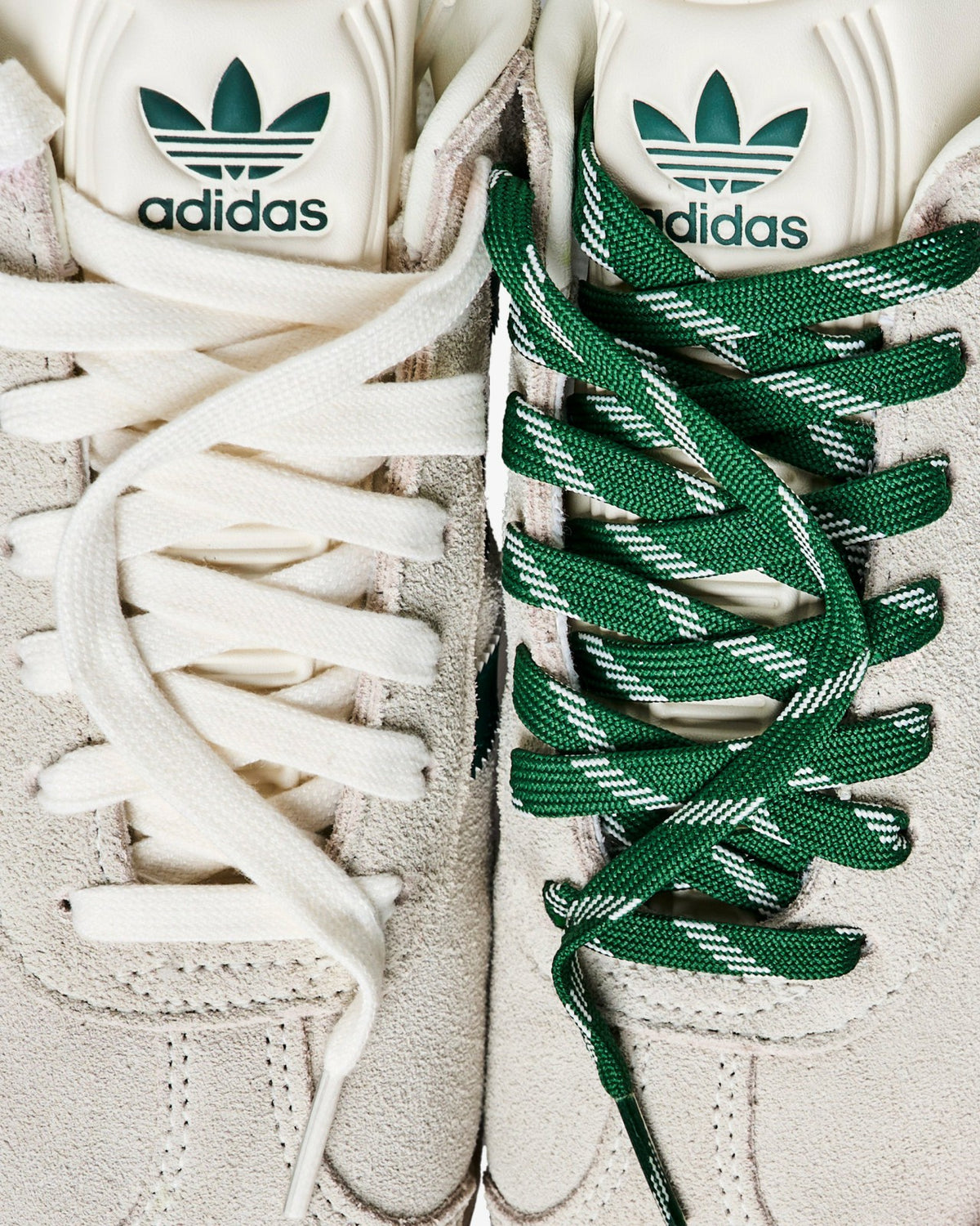 Malbon Malbon Gazelle Golf Shoe - Ivory / Malbon Green