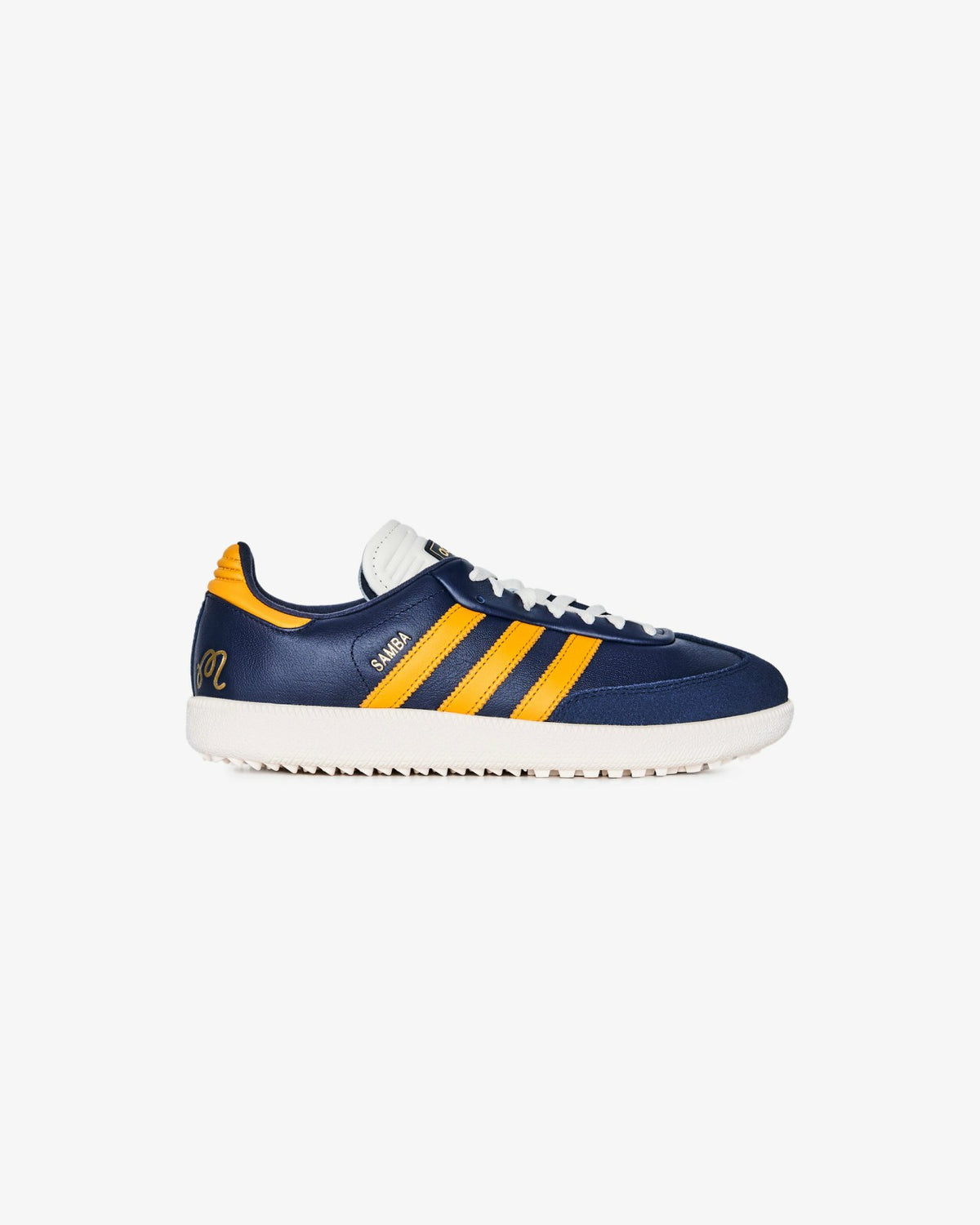 Malbon Malbon Samba Golf Shoe - Navy / Saffron