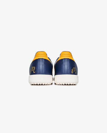 Malbon Malbon Samba Golf Shoe - Navy / Saffron