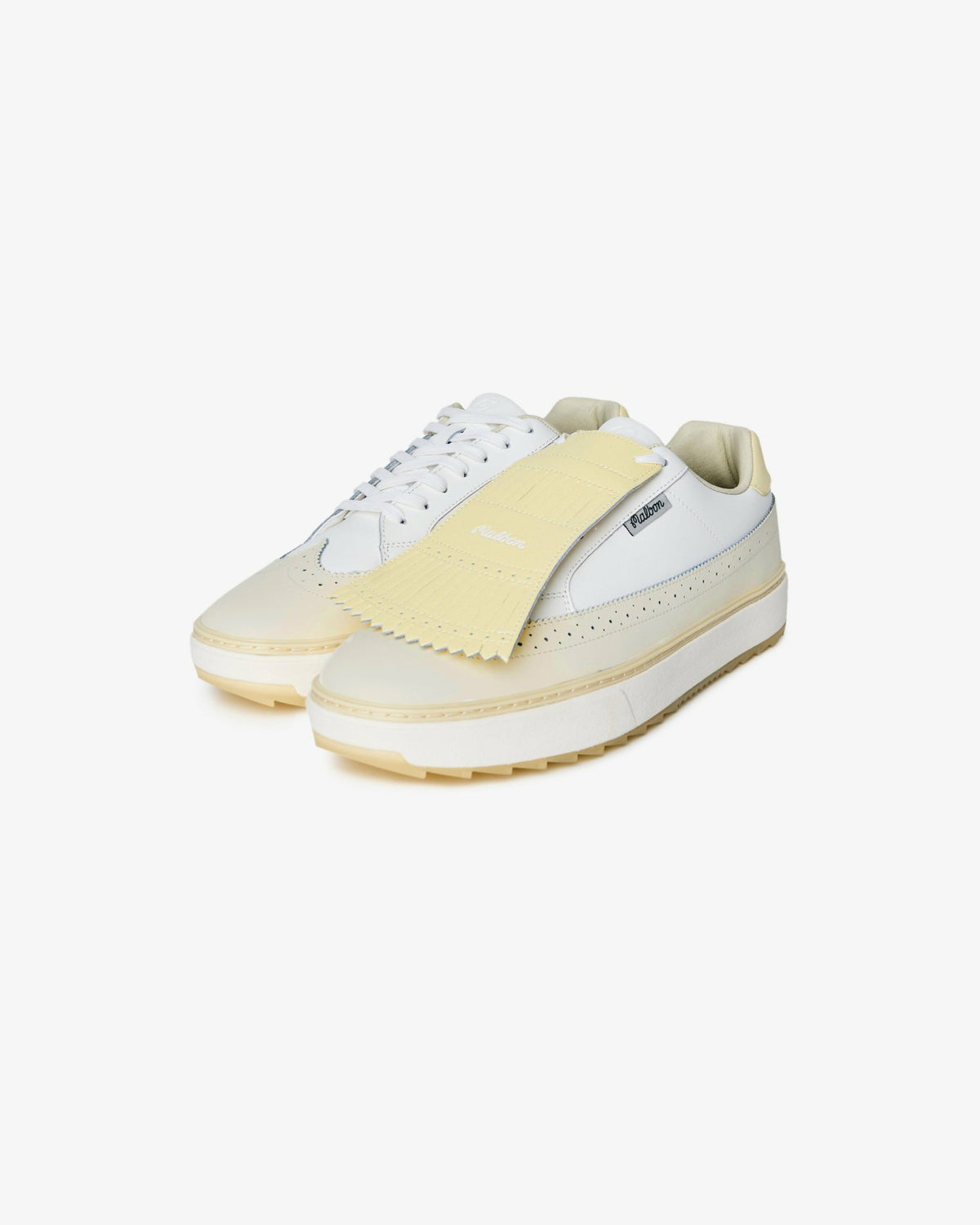 Malbon Course Golf Shoe - Ivory / Yellow