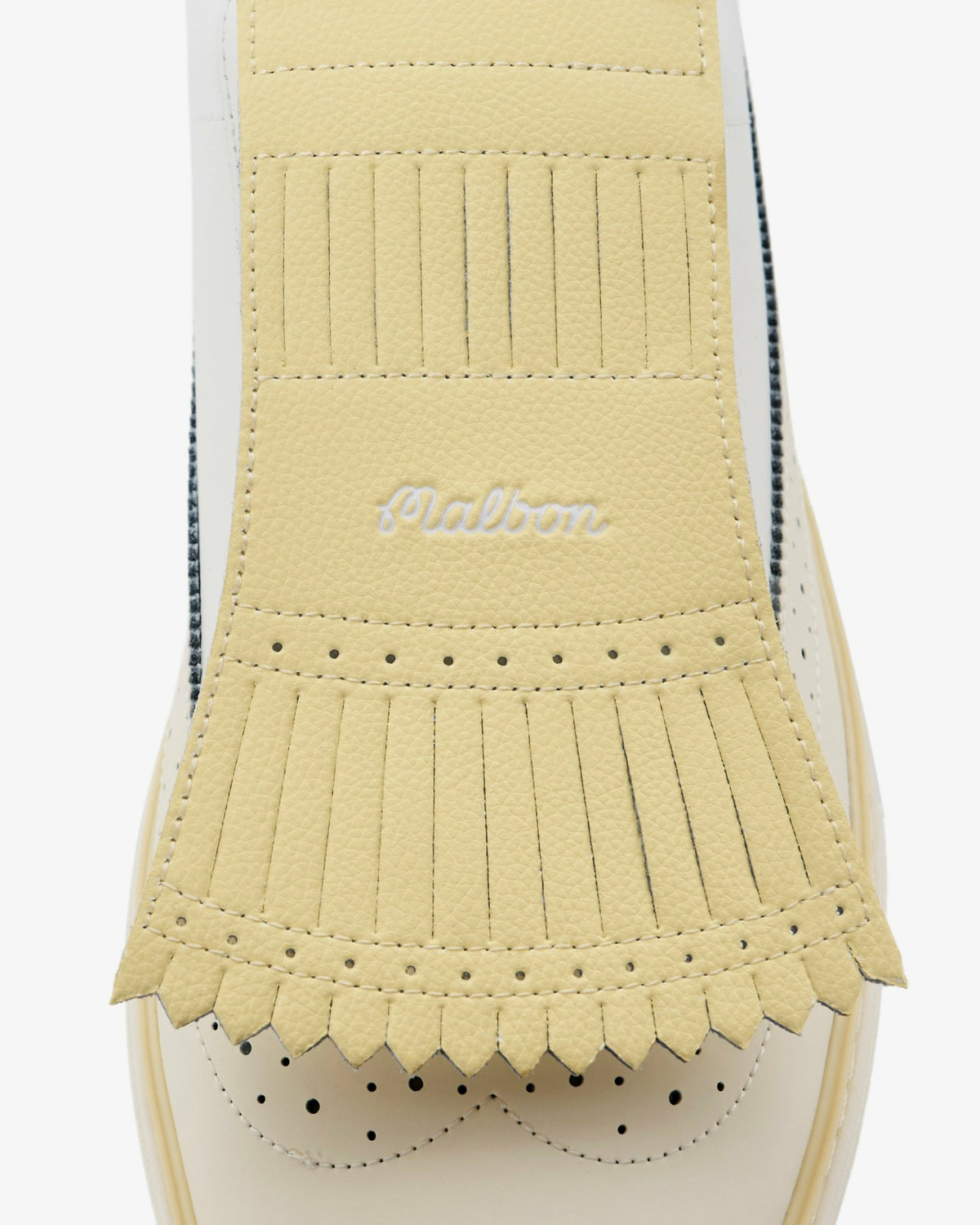 Malbon Course Golf Shoe - Ivory / Yellow