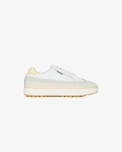 Malbon Course Golf Shoe - Ivory / Yellow