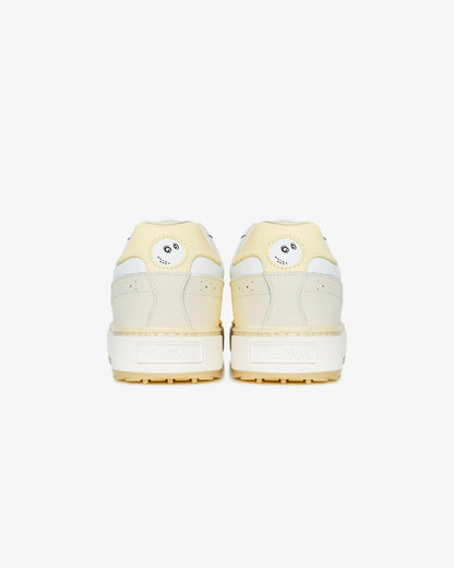 Malbon Course Golf Shoe - Ivory / Yellow