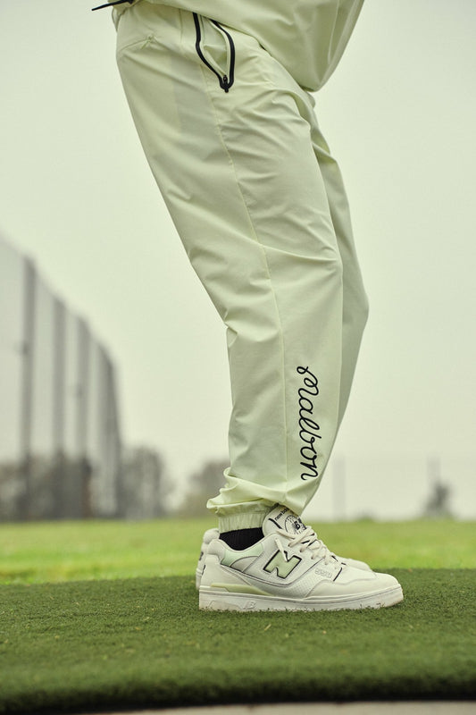 Malbon New Balance 550 Golf Shoe - White/Sweetgrass