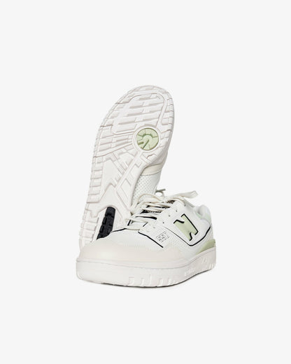 Malbon New Balance 550 Golf Shoe - White/Sweetgrass