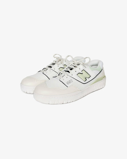 Malbon New Balance 550 Golf Shoe - White/Sweetgrass