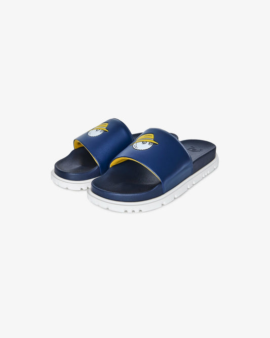 Malbon Buckets Slide - Navy