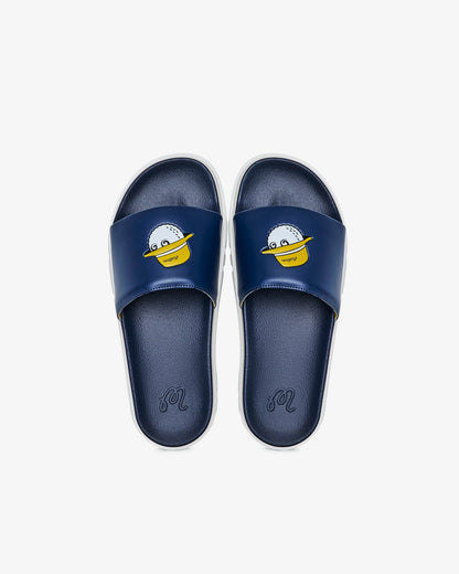 Malbon Buckets Slide - Navy