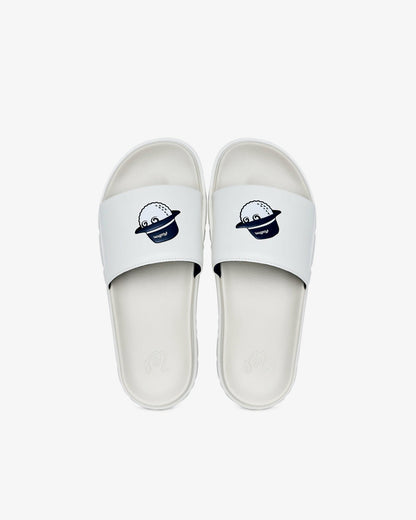 Malbon Buckets Slide - Ivory