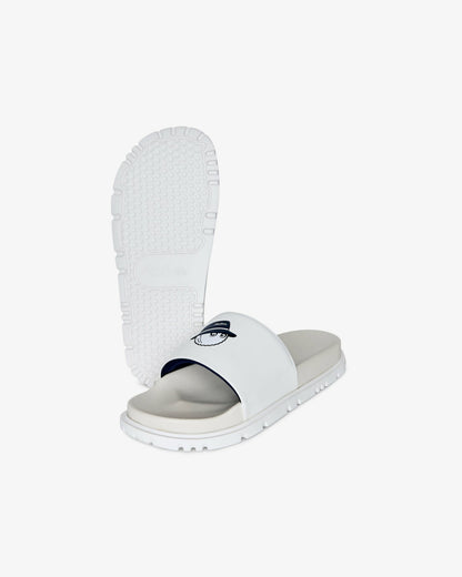 Malbon Buckets Slide - Ivory