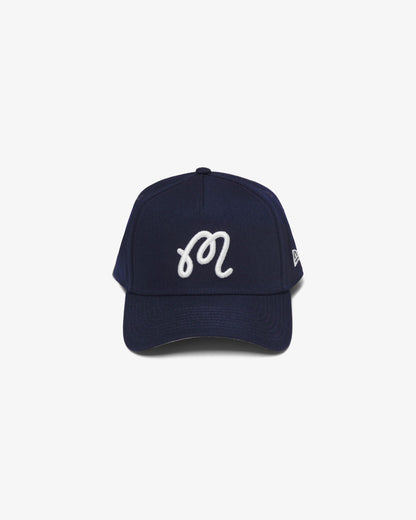Malbon Malbon X New Era 9forty A-Frame M Script - Navy