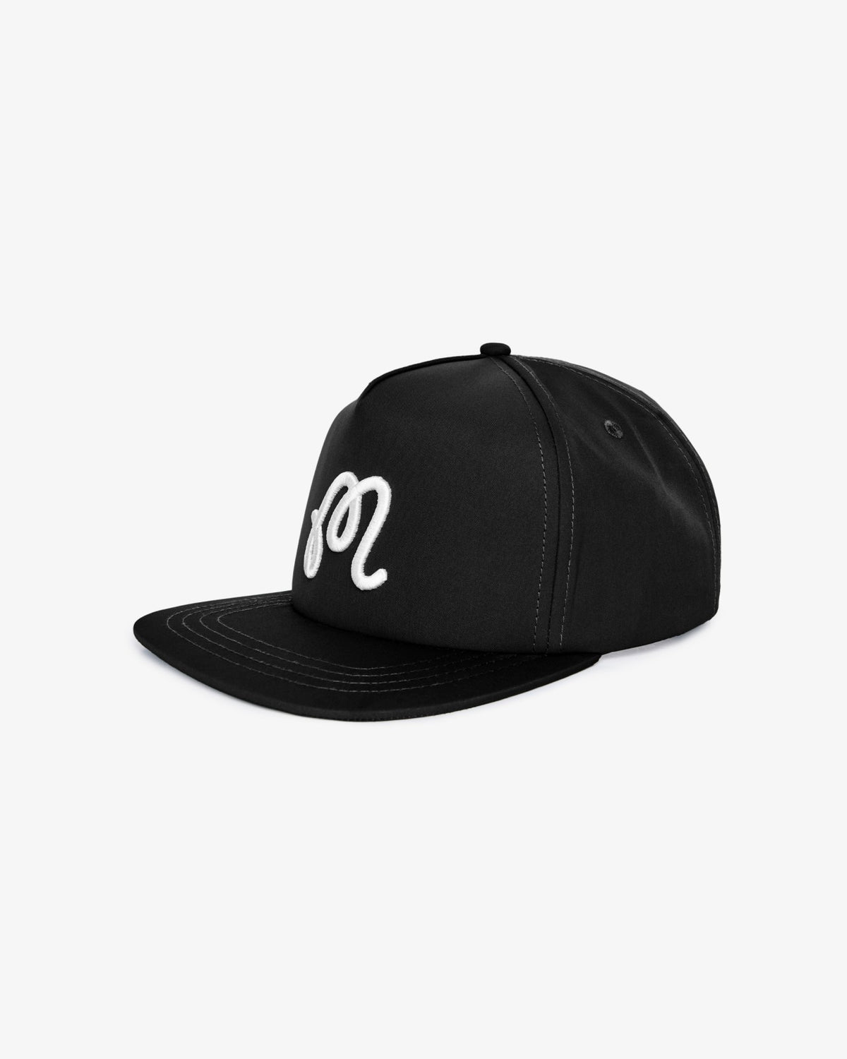 Malbon M Snapback - Black