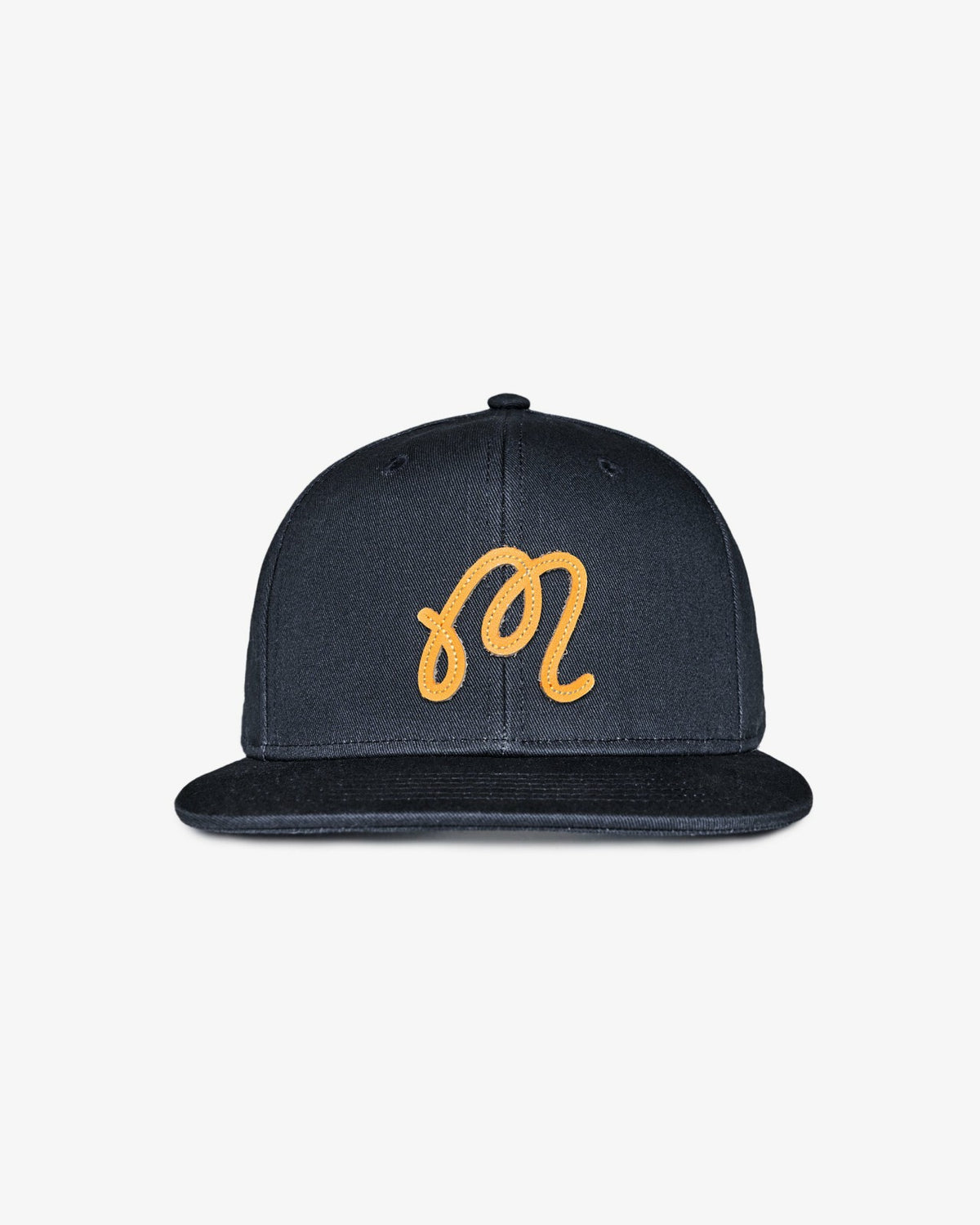 Malbon M Script Snapback - Blueberry