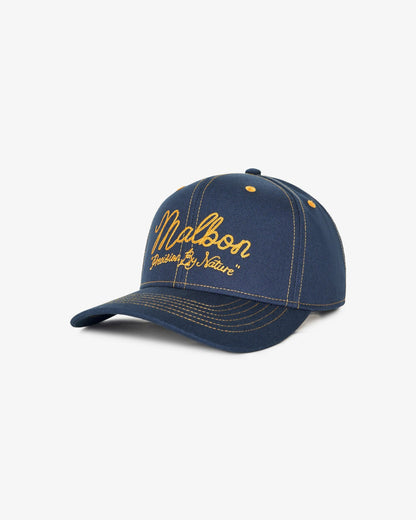Malbon Precision Snapback - Dusty Navy