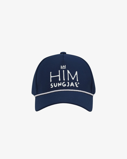 Malbon Sungjae Im Logo Snapback - Blue