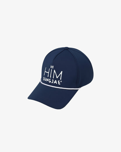 Malbon Sungjae Im Logo Snapback - Blue