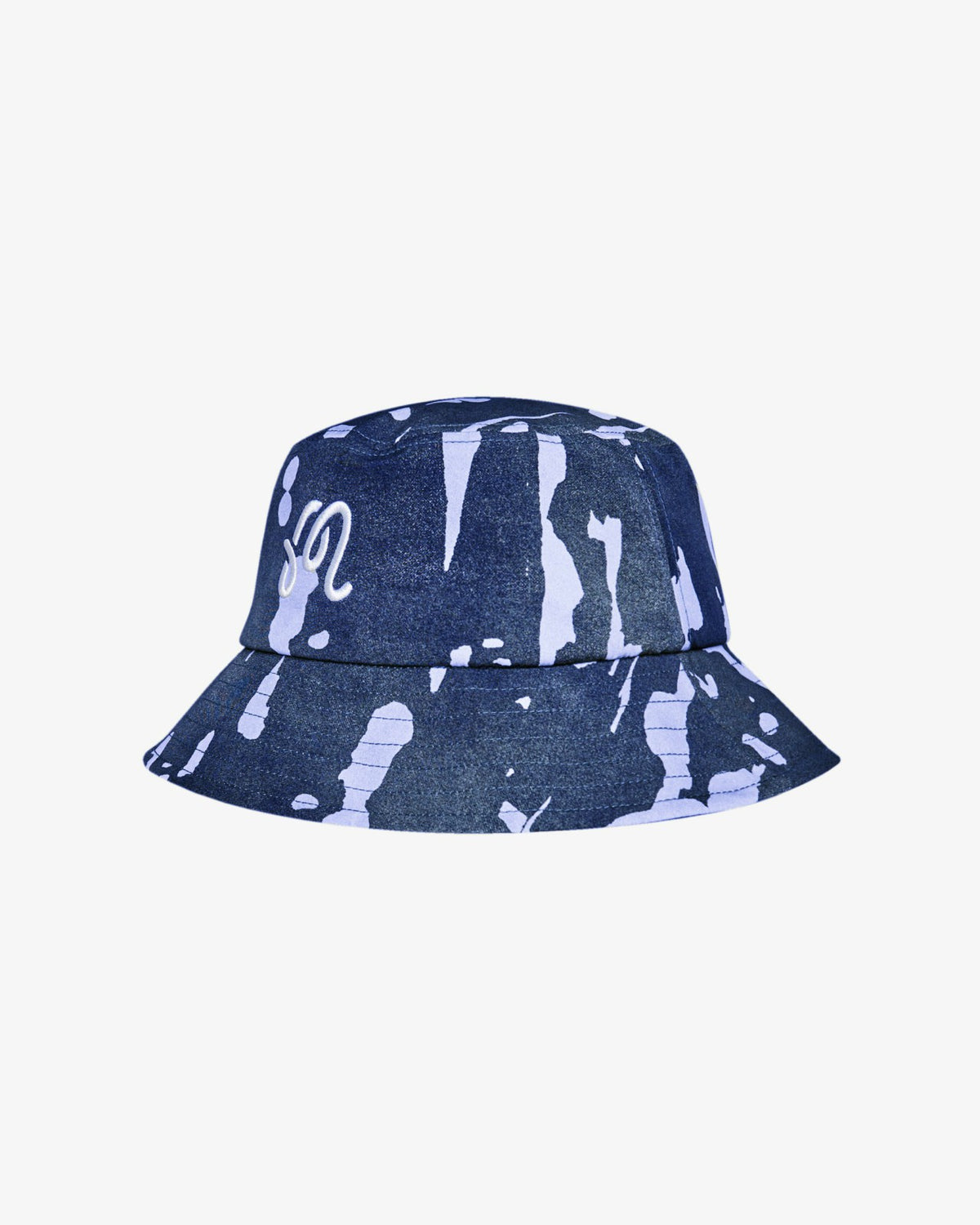 Malbon Inkwash Bucket Hat - Navy Inkwash