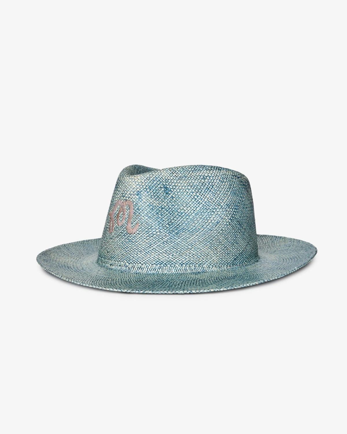 Malbon Indigo Straw Hat - Indigo