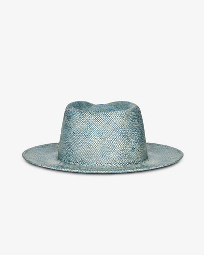 Malbon Indigo Straw Hat - Indigo