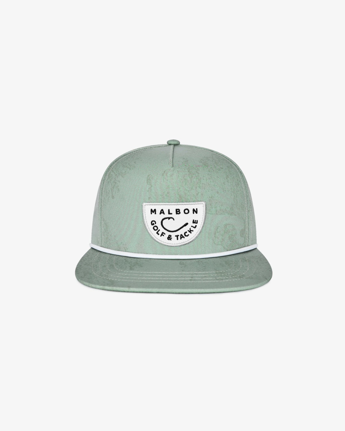 Malbon Golf And Tackle Snapback - Steel Ripple