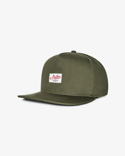 Malbon Benchmark Snapback - Military Green