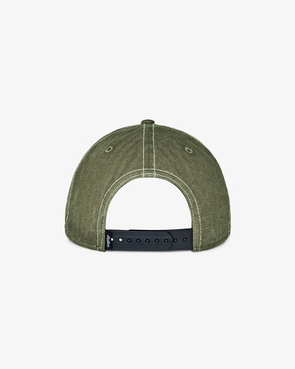 Malbon Station Snapback - Military Green