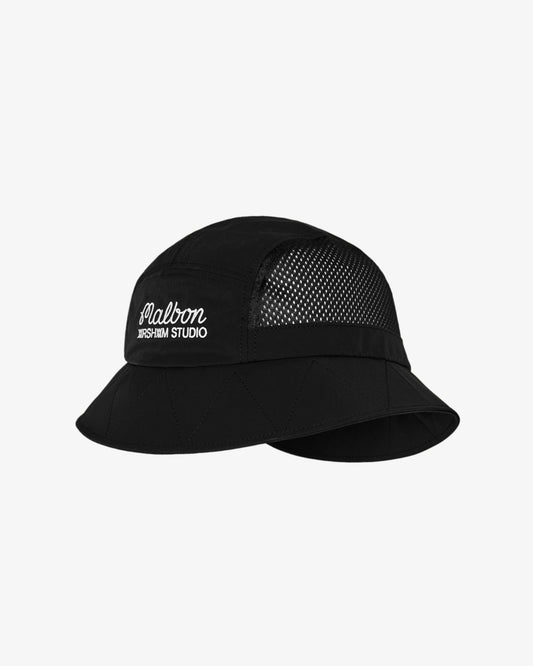 Malbon Arsham Stealth Bucket Hat - Black