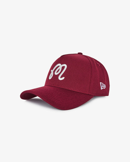 Malbon Malbon X New Era 9forty A-Frame M Script - Cardinal