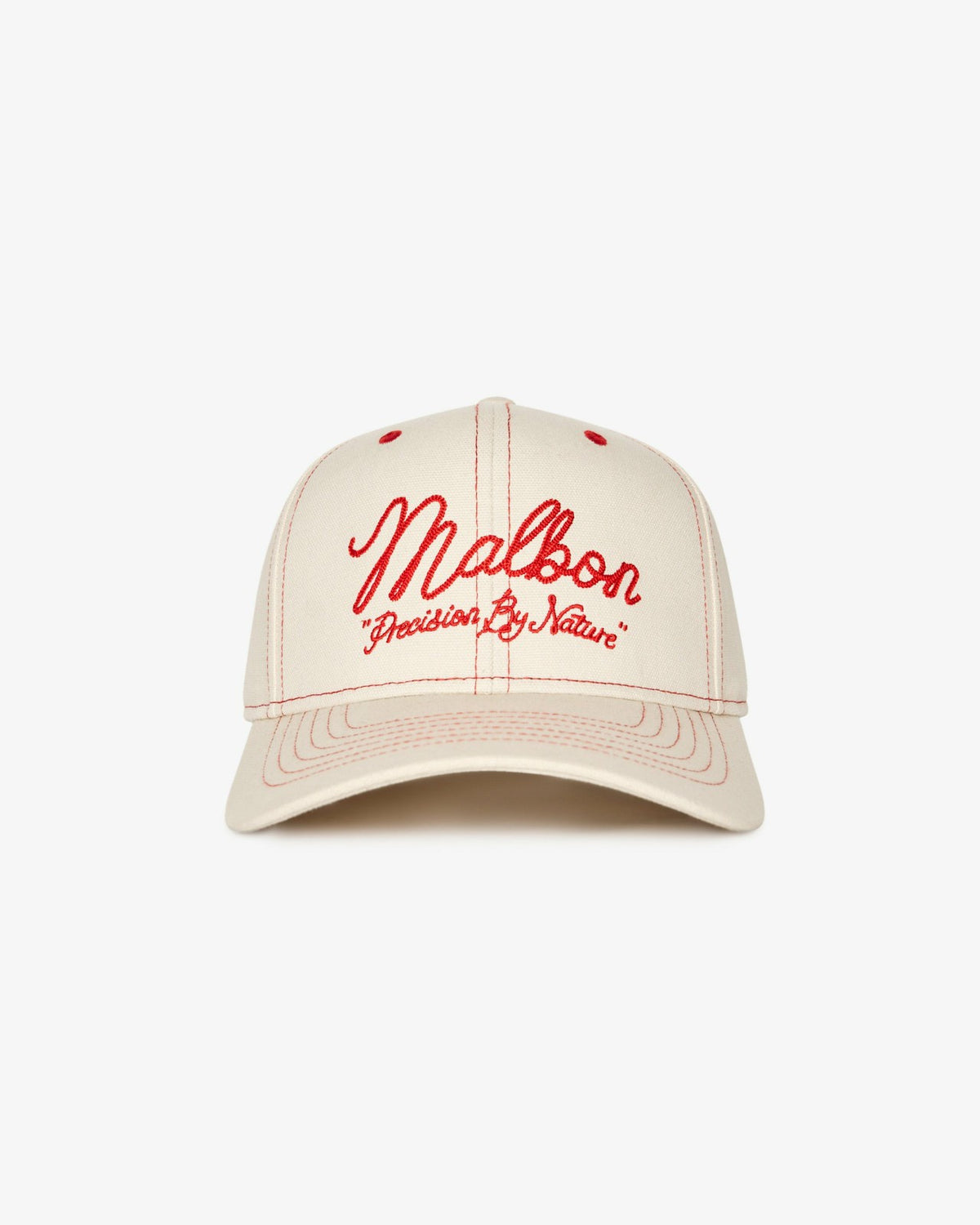 Malbon Precision Snapback - Ivory