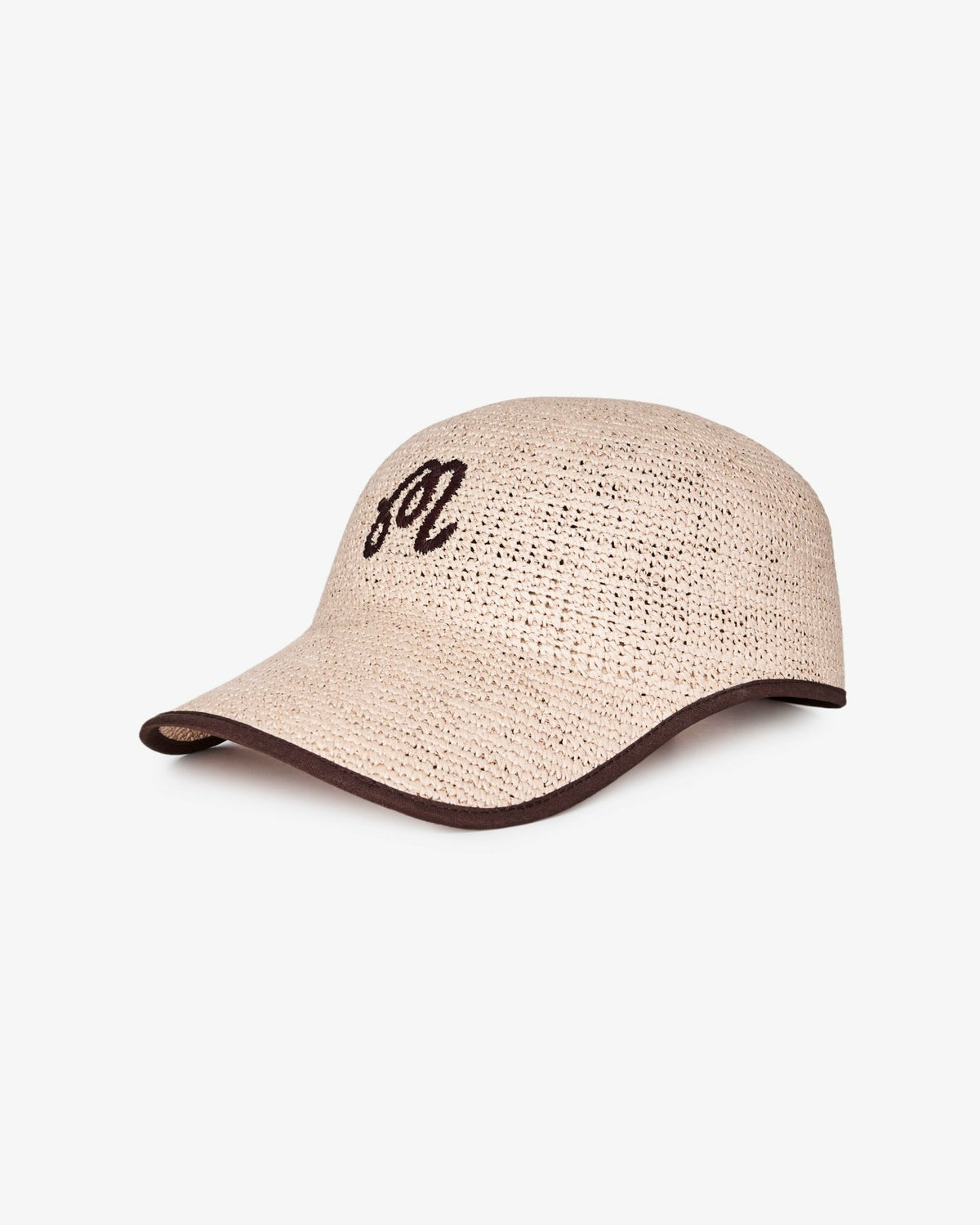 Malbon Ramon Straw Cap - Egret
