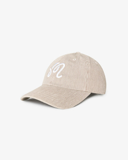 Malbon Hickory Dad Hat - Hickory Brown Stripe
