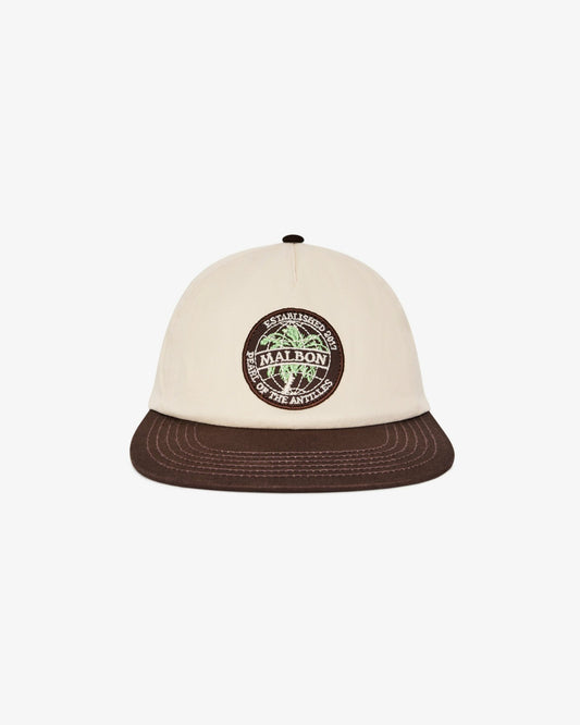 Malbon Palmera Snapback - Cream