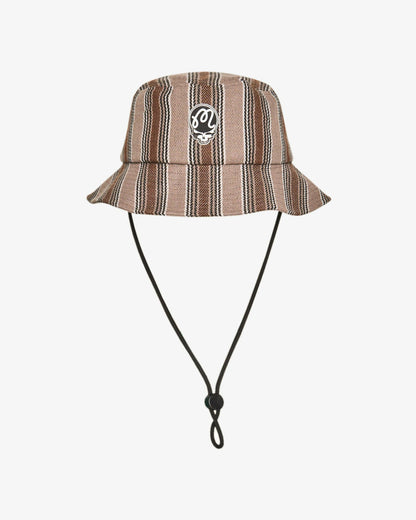 Malbon Grateful Stealie Blanket Bucket Hat - Brown
