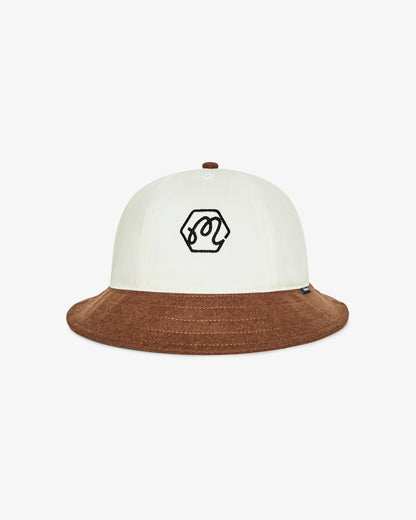 Malbon Bettindardi Bell Bucket Hat - Egret