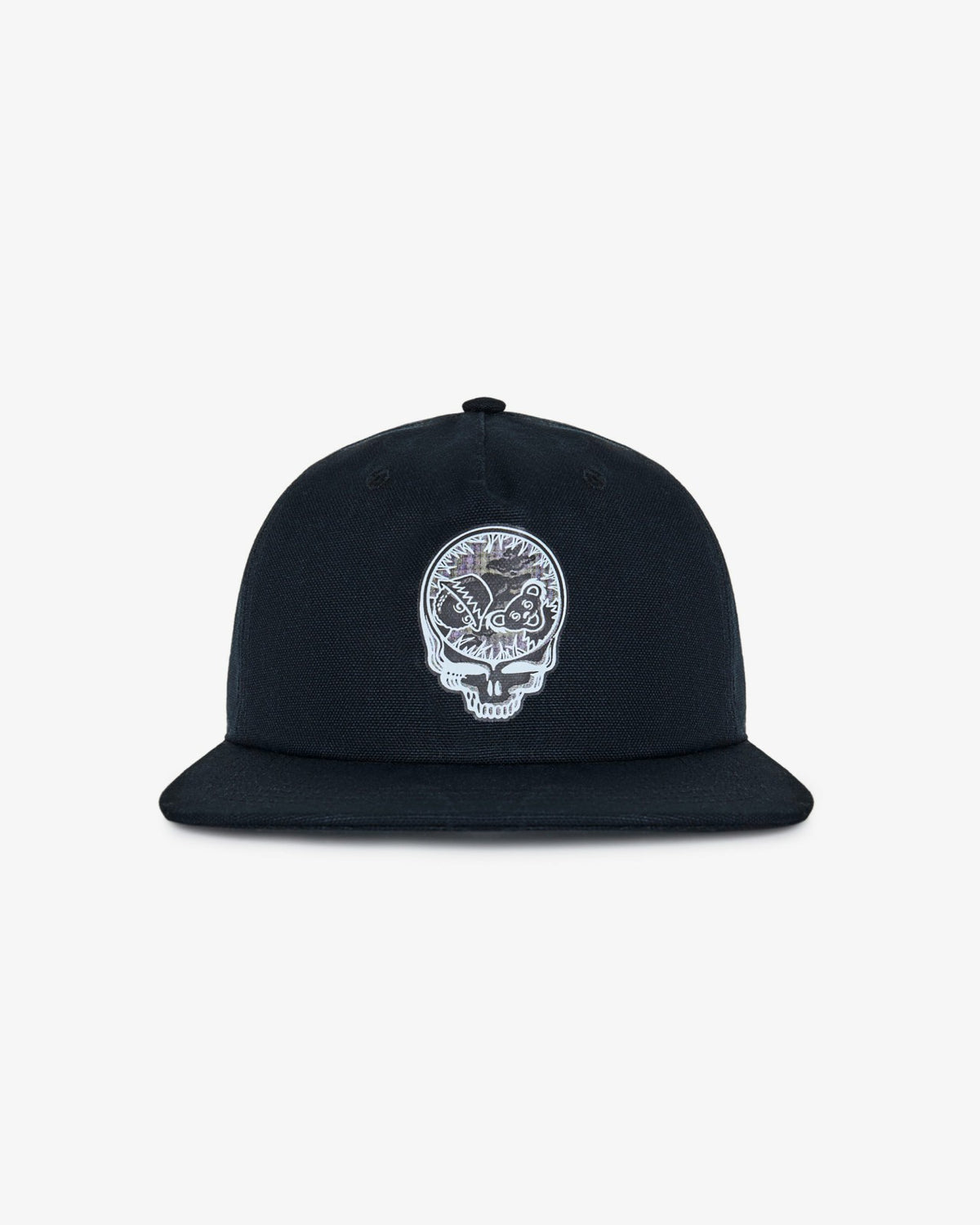Malbon Grateful Dead Companion Snapback - Black