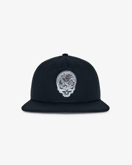 Malbon Grateful Dead Companion Snapback - Black