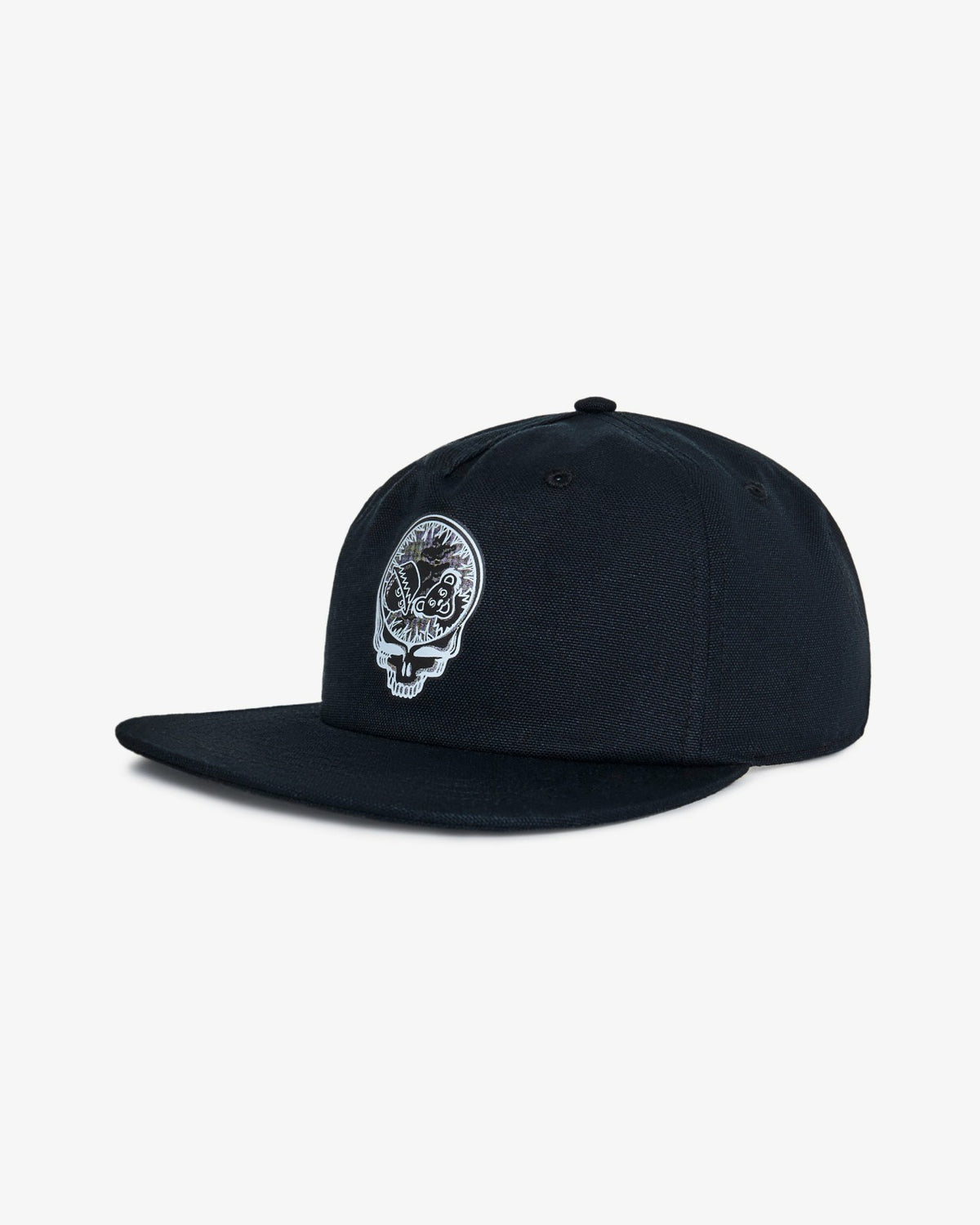 Malbon Grateful Dead Companion Snapback - Black