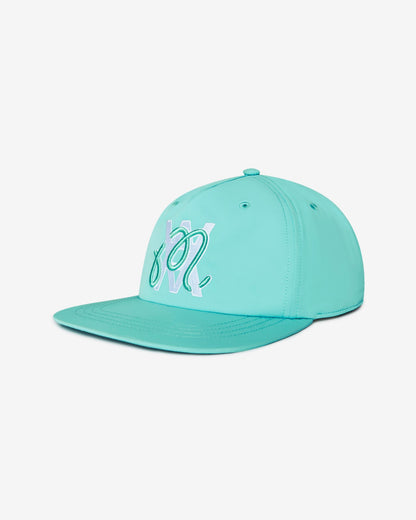 Malbon Arsham Fracture Snapback - Arsham Green